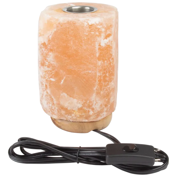 Evolution Salt Co. Himalayan Salt Lamp with Essential Oil Diffuser