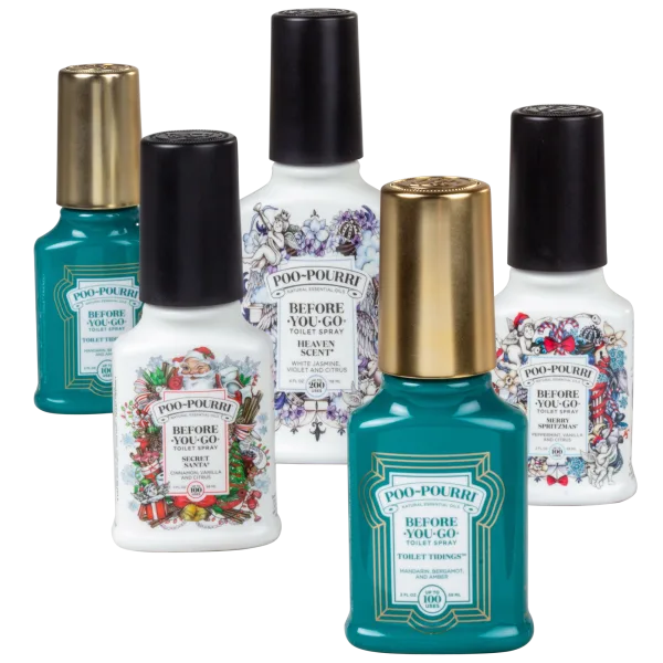 5-Pack: PooPourri 12oz Holiday Assortment