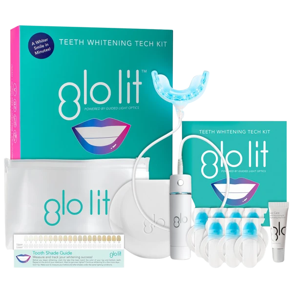 Glo Science Lit Teeth Whitening Device Tech Kit with Bluetooth