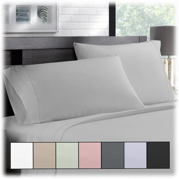 2-Pack Microfiber Sheet Sets (Twin or Full)