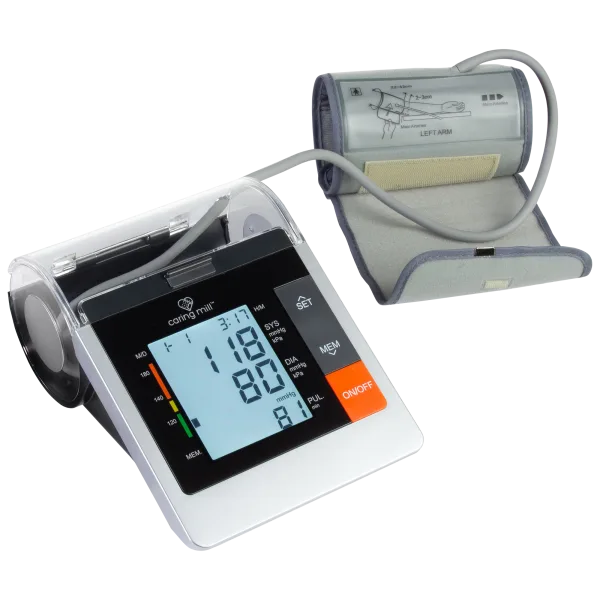 Caring Mill Upper Arm Blood Pressure Monitor with Storage