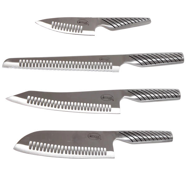 Gotham Steel 4 Piece Stainless Steel Knife Set