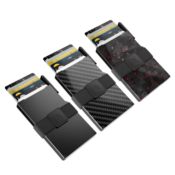 Statik Aluminum & Carbon Fiber RFID Wallets
