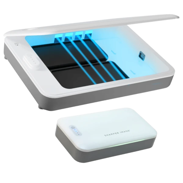 2-Piece: Sharper Image UV Zone Sanitizing Box Bundle