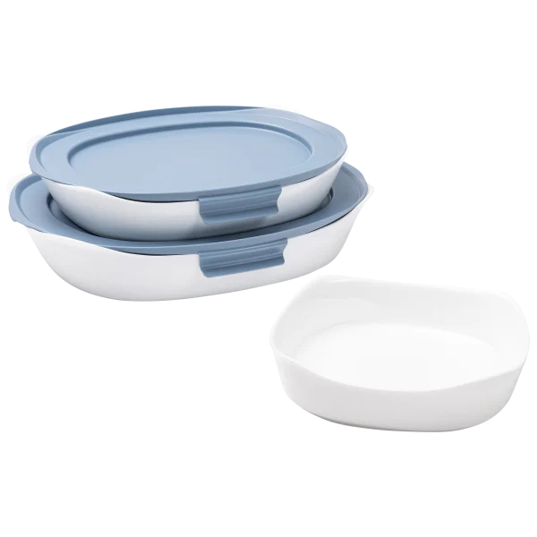 Rubbermaid 5-Piece Duralite Glass Bakeware Set