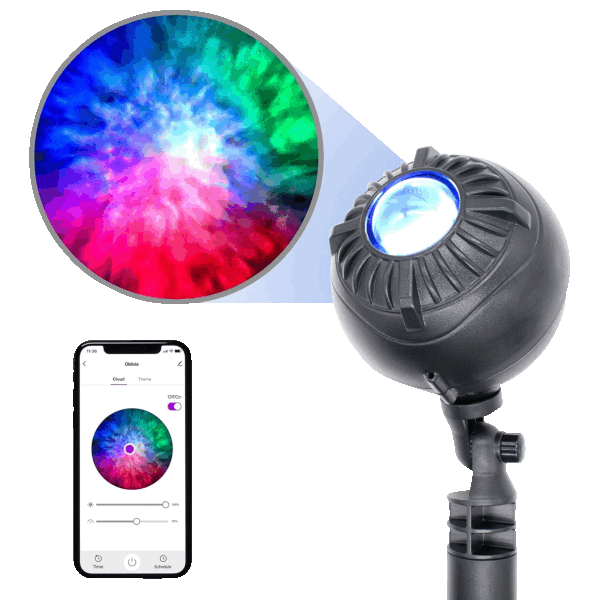 BlissLights Oblivia Outdoor Nebula Cloud Projector