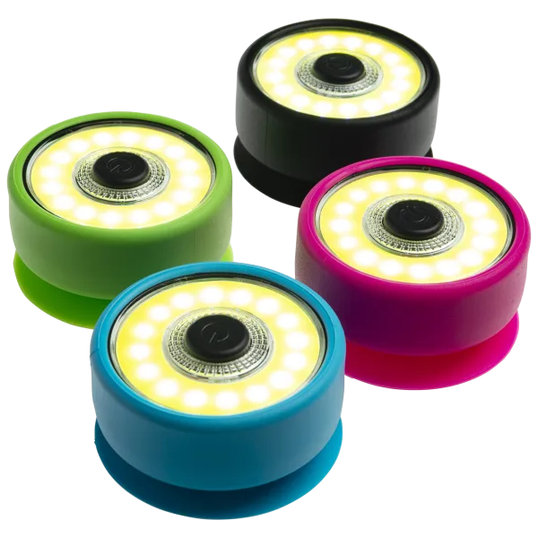 4-Pack: COB LED Magnetic Suction Puck Lights