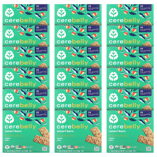 90-Pack: Cerebelly Organic Smart Snack Bars