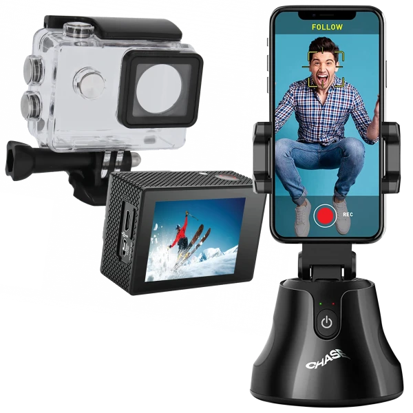 iJoy 4K Action Camera and Object Tracking Robot Bundle