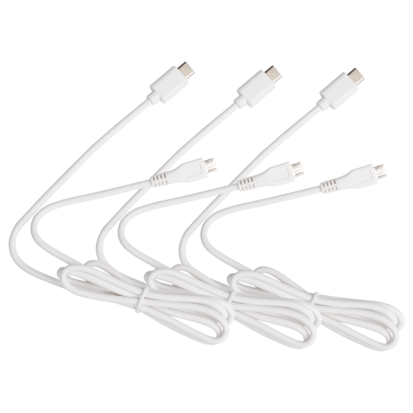 3-Pack: iEssentials USB-C to Micro USB Cables