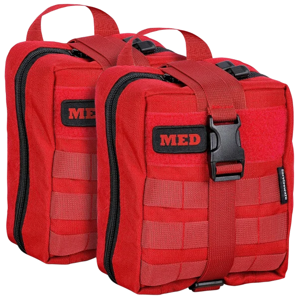 2-Pack: Surviveware Survival IFAK Trauma & First Aid Kits