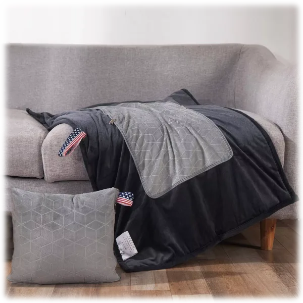 2-Pack: Peach Leaf 2-in-1 Weighted 6-Pound Lap Pad / Pillow