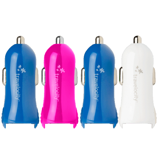4-Pack: Travelocity 2Amp USB Car Charger