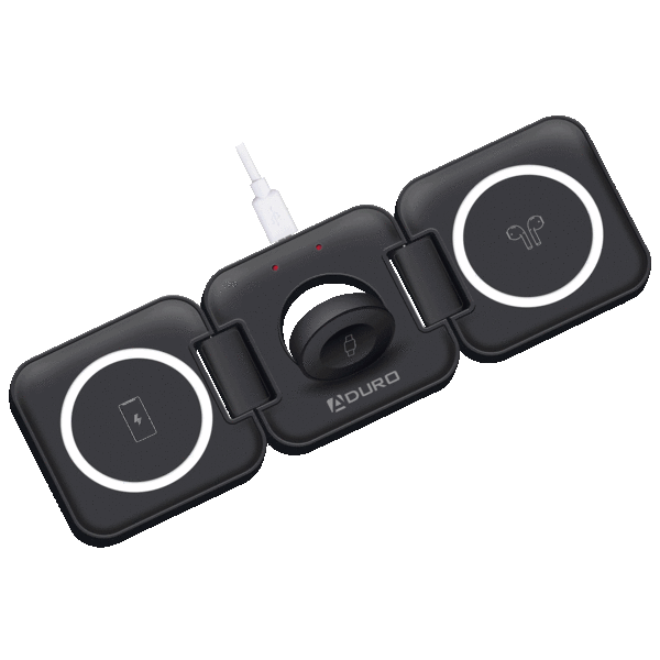 Aduro PowerUp Trinity 3-in-1 Wireless Charging Station For Apple Products