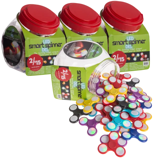 160-Pack Dead LED Fidget Spinners