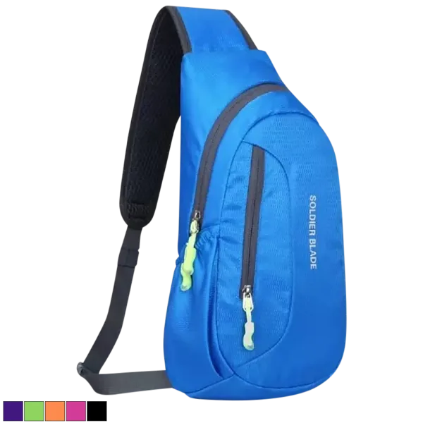 Waterproof Sling Bag Shoulder Backpack with Adjustable Strap