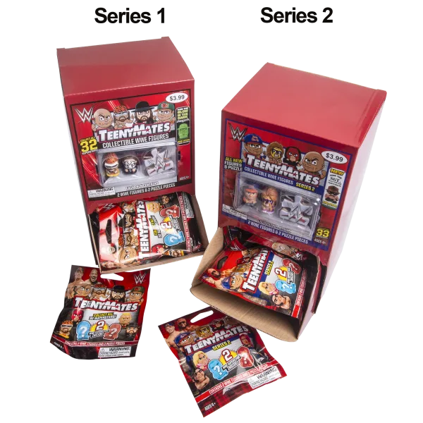 32-Pack: Teenymates WWE Blind Bags with 2 Figurines Each