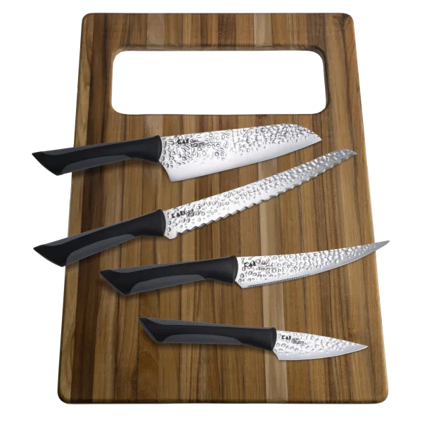 Kai Luna Professional Knife Set with Sheaths & Cutting Board