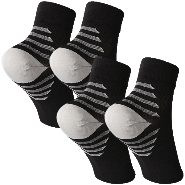 4-Pack of Gym Needs Compression Sleeves for Ankles, Calves and Knees