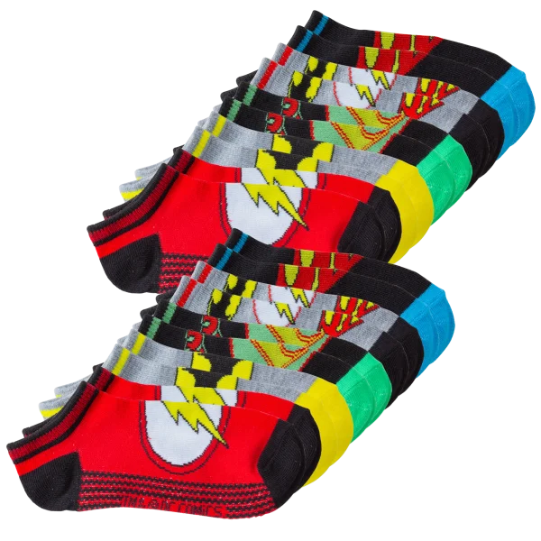 10-Pack: Justice League Low Rise Socks for Kids
