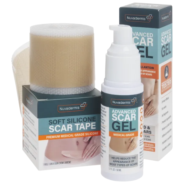 Nuvadermis Scar Gel + Scar Tape Bundle