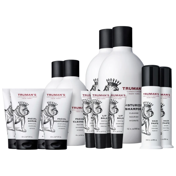 Truman's Gentlemen's Groomers 14-Piece Hair & Face Care Set