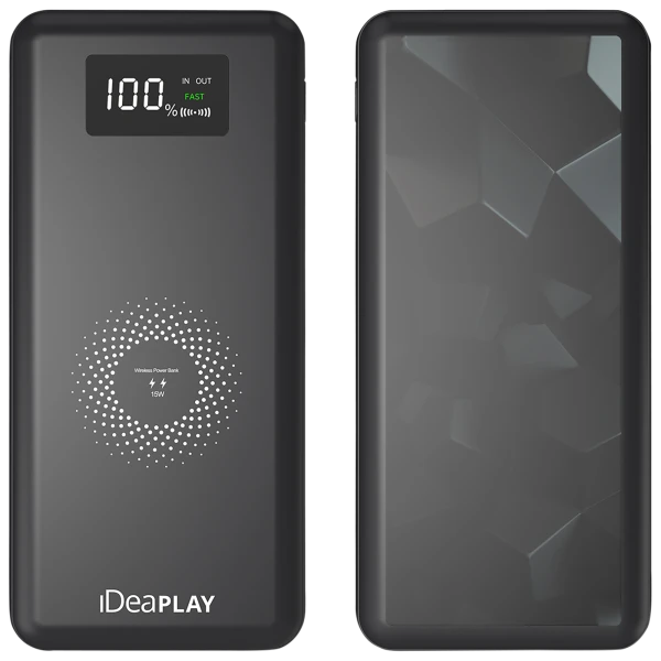 2-Pack: IdeaPlay 10,000mAh Wireless Fast Charging Power Banks