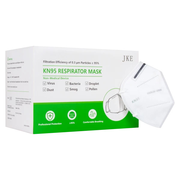 100-Pack: KN95 High Efficiency Respirator Masks