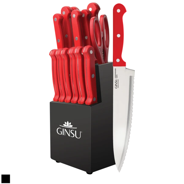 Ginsu Kiso 14-Piece Knife Set with Wood Block