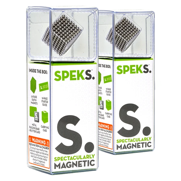 2-Pack: Speks Original Mashable, Smashable, Buildable Magnets