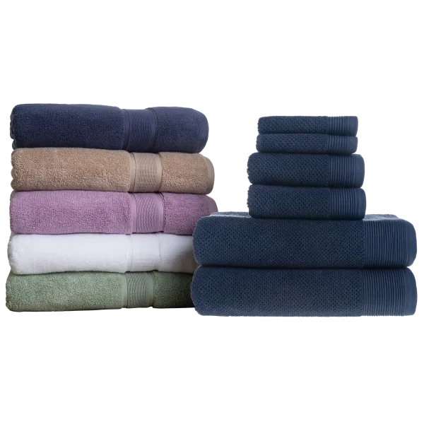 Nottingham Creekside or Parkwood 6-Piece Luxury Cotton Towel Sets