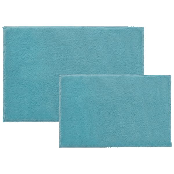 Bibb Home 2-Piece Faux Fur Bath Mat Set