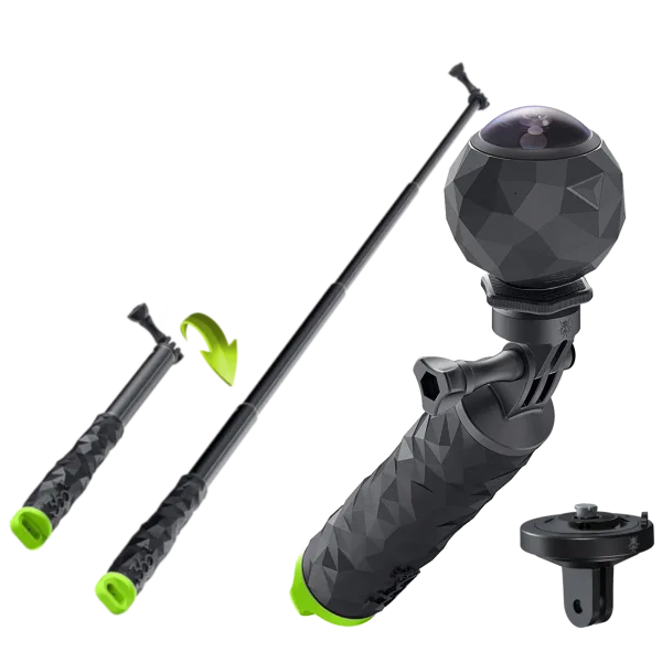 360Fly POV Pole, Floating Handgrip and Adapter