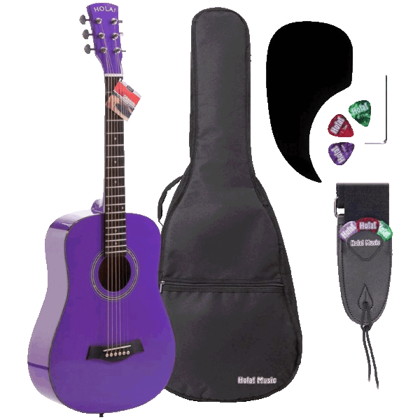 Hola Music Acoustic Guitar Bundle for Beginners and Kids