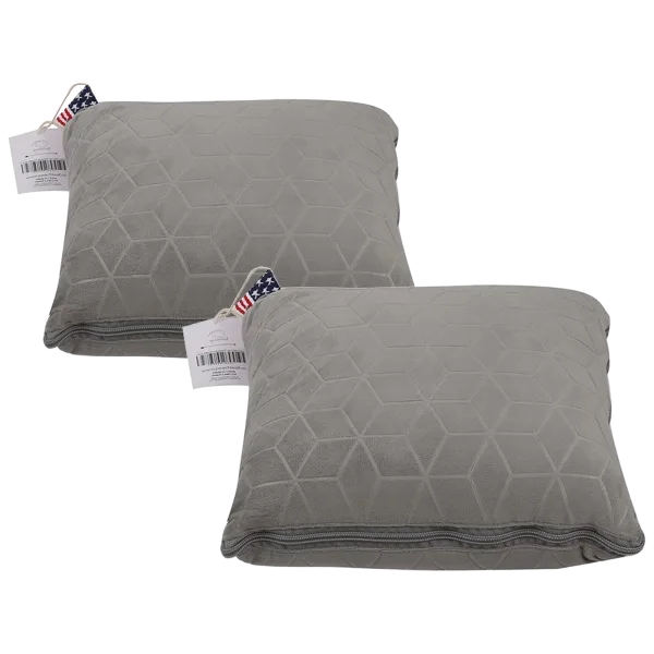 2-Pack: Peach Leaf 2-in-1 Weighted 6-Pound Lap Pad / Pillow