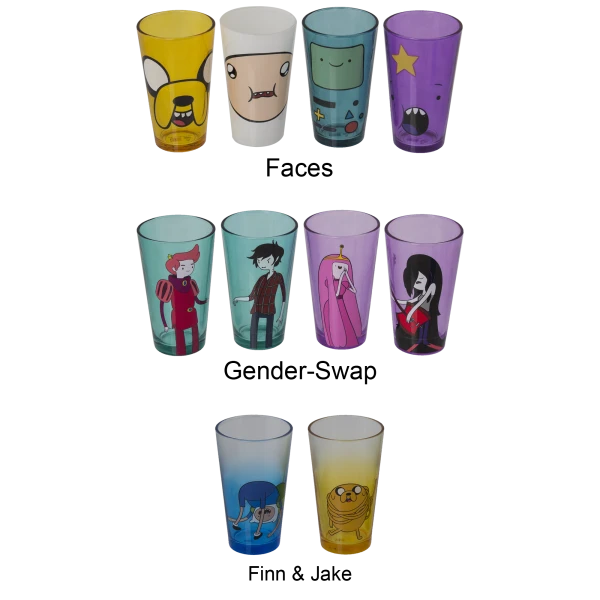 Adventure Time Pint Glasses