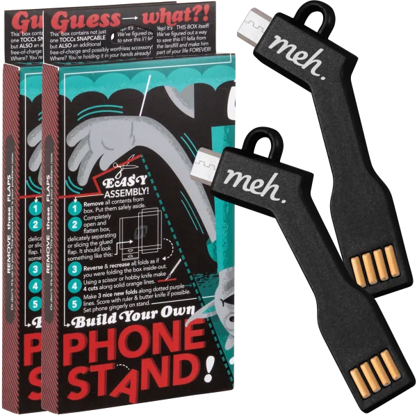 2-for-Tuesday: Meh Snap Cables with Fancy Box