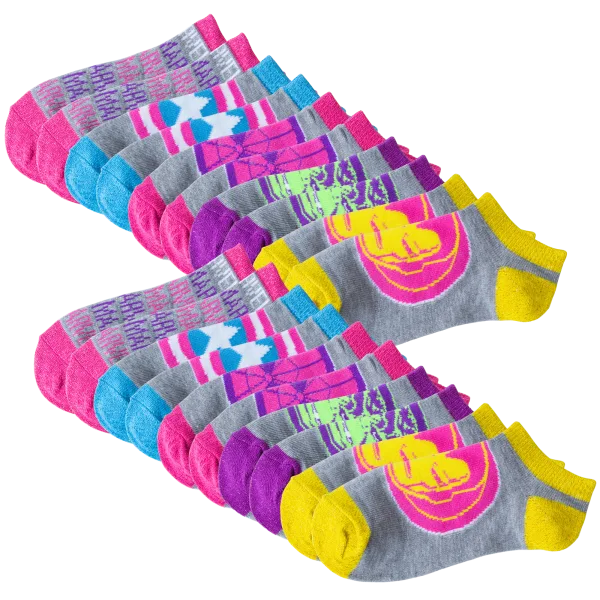 10-Pack: Retro Marvel Low Rise Socks for Kids