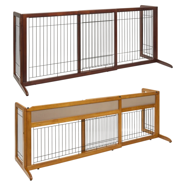 Hardwood Freestanding Pet Barrier by Richell