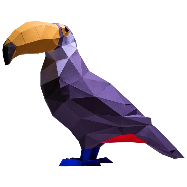 Papercraft World Toucan Model