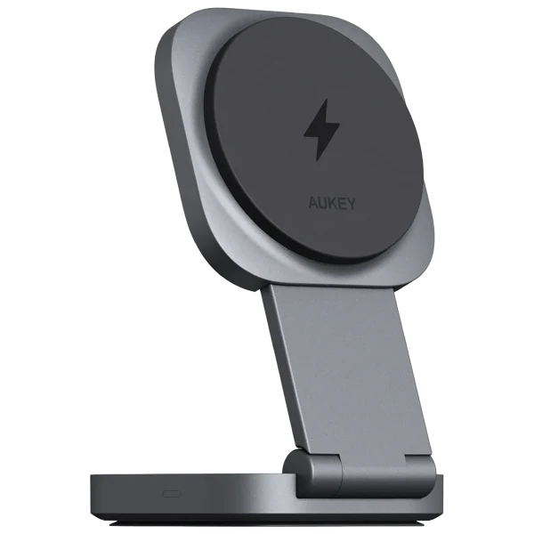 Aukey Magfusion Qi2 2-in-1 Foldable Charger