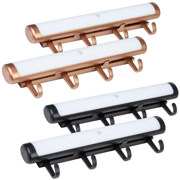 2-Pack: Flipo Genesis PIR Keychain Holder with Light Bar