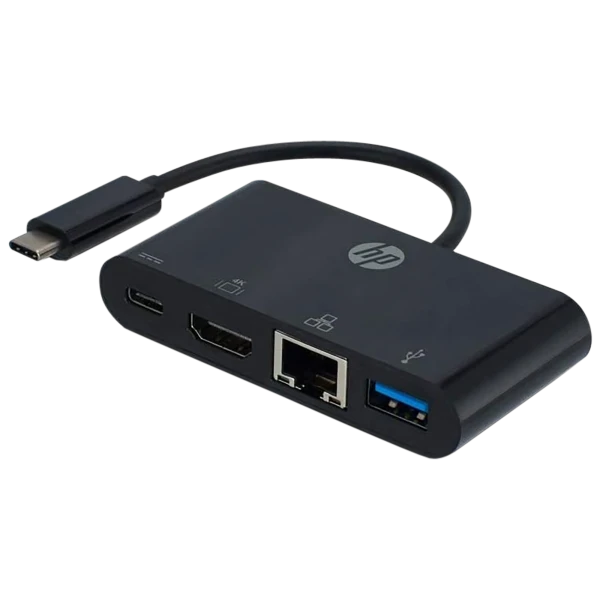 HP USB-C to HDMI/USB-C/USB-A/LAN Docking Hub