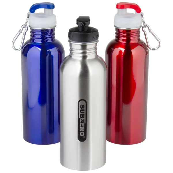 3-Pack: Sub Zero Stainless Bottles 25 oz