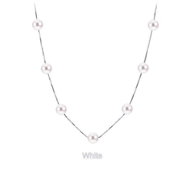 Imperial Pearl 18" Station Necklace