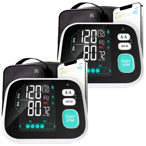 2-Pack: Greater Goods Pro-Series Smart Blood Pressure Monitor