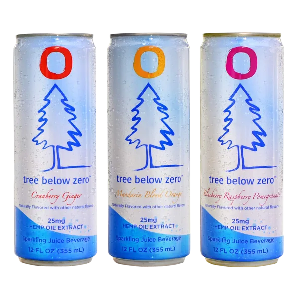 12-Pack: Tree Below Zero Sparkling Juice Flavored Hemp Infused Soda