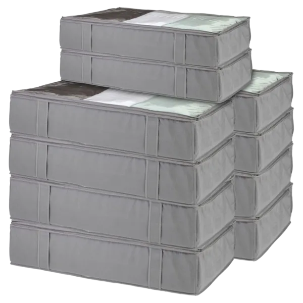 10-Pack: Whitmor Underbed Storage Bags (30"x18"x6")