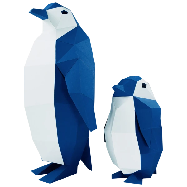 Papercraft World Penguin Model