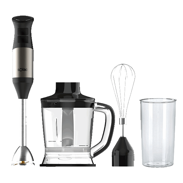SOLAC 1.7L Temperature Select Glass Kettle or 1000W Hand Blender + Accessories